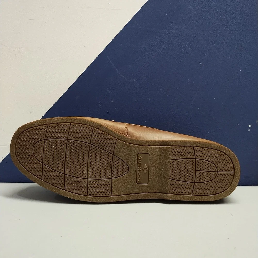Dockers Castaway‎ Boat Shoes Mens US 13W Brown Leather Classic Comfort Lace-Up